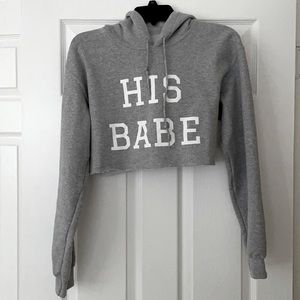 His babe hoodie